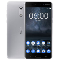 诺基亚6 (Nokia) 32GB/64GB 双卡双待 移动联通电信 全网通4G手机(银色)