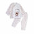 瑞和贝贝 宝宝春季款内衣套装  薄棉婴儿和尚服新生儿 0-1岁纯棉衣服  6602(红色熊斜扣款 59CM)