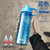 富光超大容量塑料水杯户外运动水壶男水瓶健身便携太空杯子1000ml(蓝色【1000ml】)