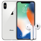 【超值套装】苹果X + AirPods无线耳机 Apple iPhonex 全网通 移动联通电信4G手机(银色+AirPods无线耳机)