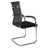云艳YY-LCL363网布电脑椅职员办公会议椅子家用弓字形椅时尚网椅(默认 默认)