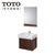 TOTO浴室柜套装组合0.6米实木卫浴柜洗脸盆浴室柜镜柜组合套装悬挂式LBQW601B