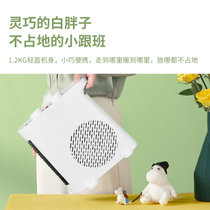 艾美特取暖器电暖风机家用小型电暖气办公浴室节能省电太阳热风机(白色)
