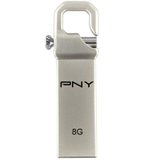 PNY/必恩威 虎克盘hook 8GB U盘 纯金属优盘