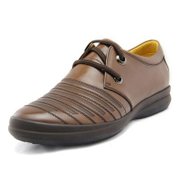 暴尘露(Baochenlu)优质牛皮男款商务鞋休闲鞋 4718-1(棕色 39)