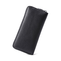 爱柏顿（Aiburton）睿智系列 男士自动扣腰带 皮带 长款钱包 手机包 卡包(长款钱包 120)