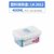 龙士达食品级塑料保鲜盒微波炉专用加热便当带饭盒冰箱密封LK-2012 密封健康、多种规格，多种用途