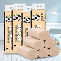 14卷竹浆卫生纸家用实惠装卷纸纸巾家庭装无芯厕所卷筒纸手纸