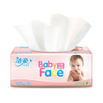 洁柔抽纸BabyFace亲肤3层100抽*27包 无香(M中号婴儿宝宝纸巾)整箱销售
