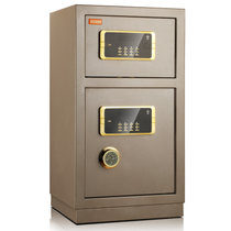 艾能保险柜JW-80KD双门双保险电子密码家用办公保管箱
