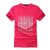 EAIBOSSCAN春装休闲时尚短袖T恤T130031(红色 XL)