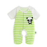 歌歌宝贝 夏季新款0-3岁婴幼儿连体衣 宝宝哈衣爬服 lty1521(绿色 66)