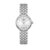 天梭(TISSOT)女表 乐爱系列手表 时尚休闲简约钢带瑞士女士时装表腕表(白色)