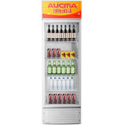澳柯玛(AUCMA)SC-387 387升单温冷藏立式展示冰柜冷柜商用冰箱陈列柜 啤酒饮料柜 保鲜柜 单门玻璃门