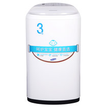 三星（SAMSUNG） XQB30-F86S/SC3公斤 爱婴煮洗波轮洗衣机（白色） 高温煮洗高效漂洗