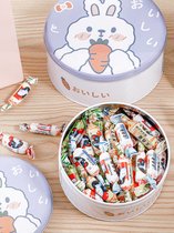 冠生园大白兔奶糖礼盒装混合口味糖果零食送男女生年货节新年礼物(（12味混合装约52颗）兔子礼盒礼袋300g)