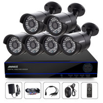 科安数字（ANNKE）51N AHD同轴200万高清摄像头套装 安防监控器设备(6路套装 带500GB硬盘)
