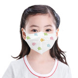 mikibobo儿童口罩一次性三层防护立体口罩含熔喷布口罩印花S码(颜色)