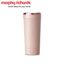 摩飞(Morphyrichards)便携电热水杯MR6060粉 旅行保温便携式烧水壶