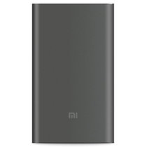小米（MI）移动电源 10000mAh 高配版 迷你超薄便携锂聚合物充电宝10000毫安(灰色)