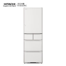 Hitachi/日立 R-XG420KC(白色) 401升多门风冷变频冰箱真空保鲜水晶玻璃面板 日本原装进口
