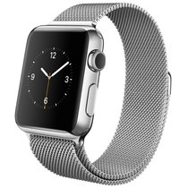 Apple Watch 智能手表（38毫米不锈钢表壳搭配米兰尼斯表带 MJ322CH/A）