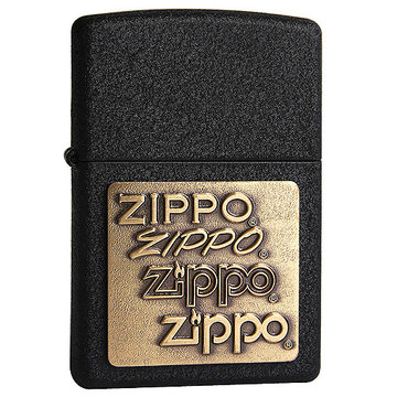 芝寶zippo打火機 黑裂漆/貼章 362四代銅標 zippo油機 買就送zippo