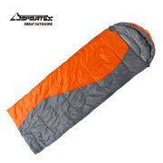 sportex/博特 加厚保暖时尚单人睡袋 两张可拼接成双人睡袋(橙色 橙色)