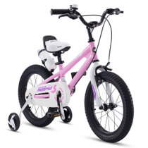 优贝儿童自行车12寸表演车粉色 男女孩脚踏童车单车 全网爆款 宝宝成长好伙伴