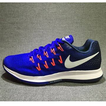 nike耐克跑步運動新款男鞋airzoompegasus33男子跑步鞋深藍色45