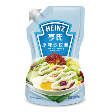 亨氏原味沙拉酱200g 卡夫亨氏出品 原味沙拉酱 蔬菜水果沙拉寿司酱