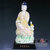 中国龙瓷 德化陶瓷白瓷观音菩萨佛像家居装饰*礼品工艺品瓷器摆件瓷器 坐岩观音（彩）TYC034