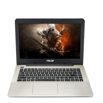 華碩(asus)x455lj4005 14英寸筆記本電腦 i3-4005 4g 500g 黑色(官方