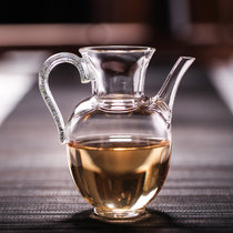 台湾禾器玻璃公道杯 芳然系列茶海 高硼硅耐热玻璃茶具 进口把手(PT131C 默认版本)
