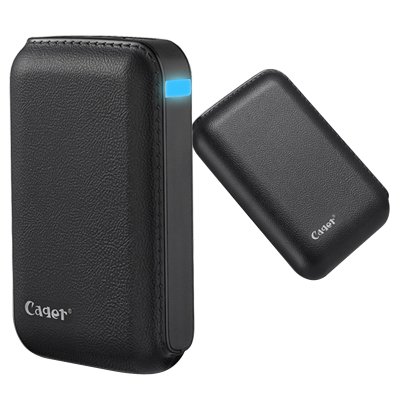 卡格尔（Cager）B15智能移动电源双USB充电宝（黑色）（7200毫安）