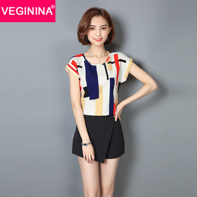 VEGININA 韩版宽松显瘦圆领时尚打底衫 9603(C1 3XL) VEGININA 韩版宽松显瘦圆领时尚打底衫 9603(C1 3XL)