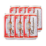 百威(Budweiser)啤酒 330ml*6罐/组