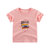 浒浒豹2021韩版童装夏季女童短袖T恤粉红磁带儿童服装宝宝半袖上衣(粉色 110cm)