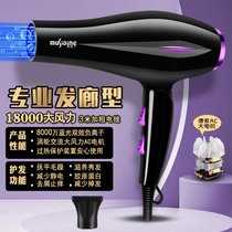 发廊电吹风机理发店专用3000w大功率负离子家用大风力速干7yb(德系--【炫酷黑】--送集风嘴)