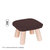 优涵家具实木蘑菇小凳 呆萌迷你儿童板凳 换鞋凳(咖啡色 单个凳子)