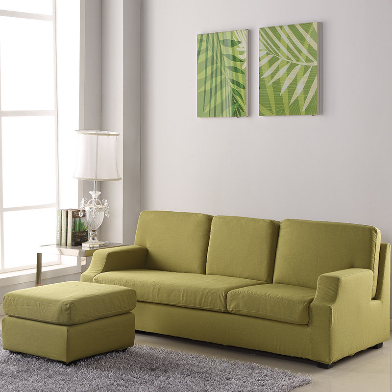 威莱科 沙发 布艺沙发 小户型沙发 现代沙发 客厅沙发 3131(墨绿色)