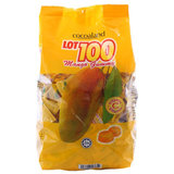【国美自营】马来西亚进口LOT100一百份芒果果汁软糖1000g