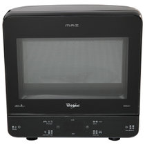 惠而浦(whirlpool) MAX36/BL 黑色 13L 23L,易清洁纳米喷涂腔体 微波炉