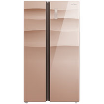 美的(Midea) BCD-540WKGPZM 540升 对开 冰箱 温湿精控 纤薄箱体 铂金净味保鲜 玫瑰金