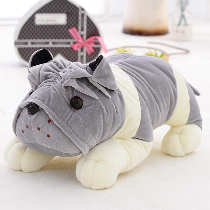 国美为您找到 可爱沙皮狗公仔趴趴狗皱皮狗抱枕毛绒玩具狗