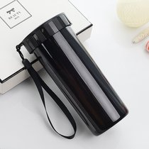 水杯塑料杯子批刻字發便携广告杯子定制印logo小礼品员工杯开业赠(水晶黑 430ml)