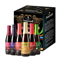 Lindemans林德曼（Lindemans）果味缤纷礼盒 250ml*6瓶 精酿果啤 比利时进口