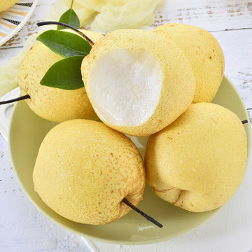 远达鸭梨水晶梨净重5斤装赵县特产(单果225g ) 脆甜爽口 甘甜多汁