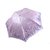 天堂春日呓语3320E三折超轻超强防紫外线遮阳伞（紫色）（贴纱缀亮片刺绣）