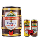 德国啤酒 原装进口 德国雪顶乡村黑啤5L桶装